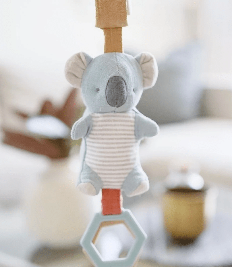 Itzy Ritzy Teether Koala Bitzy Bespoke Ritzy Jingle Attachable Travel Toy