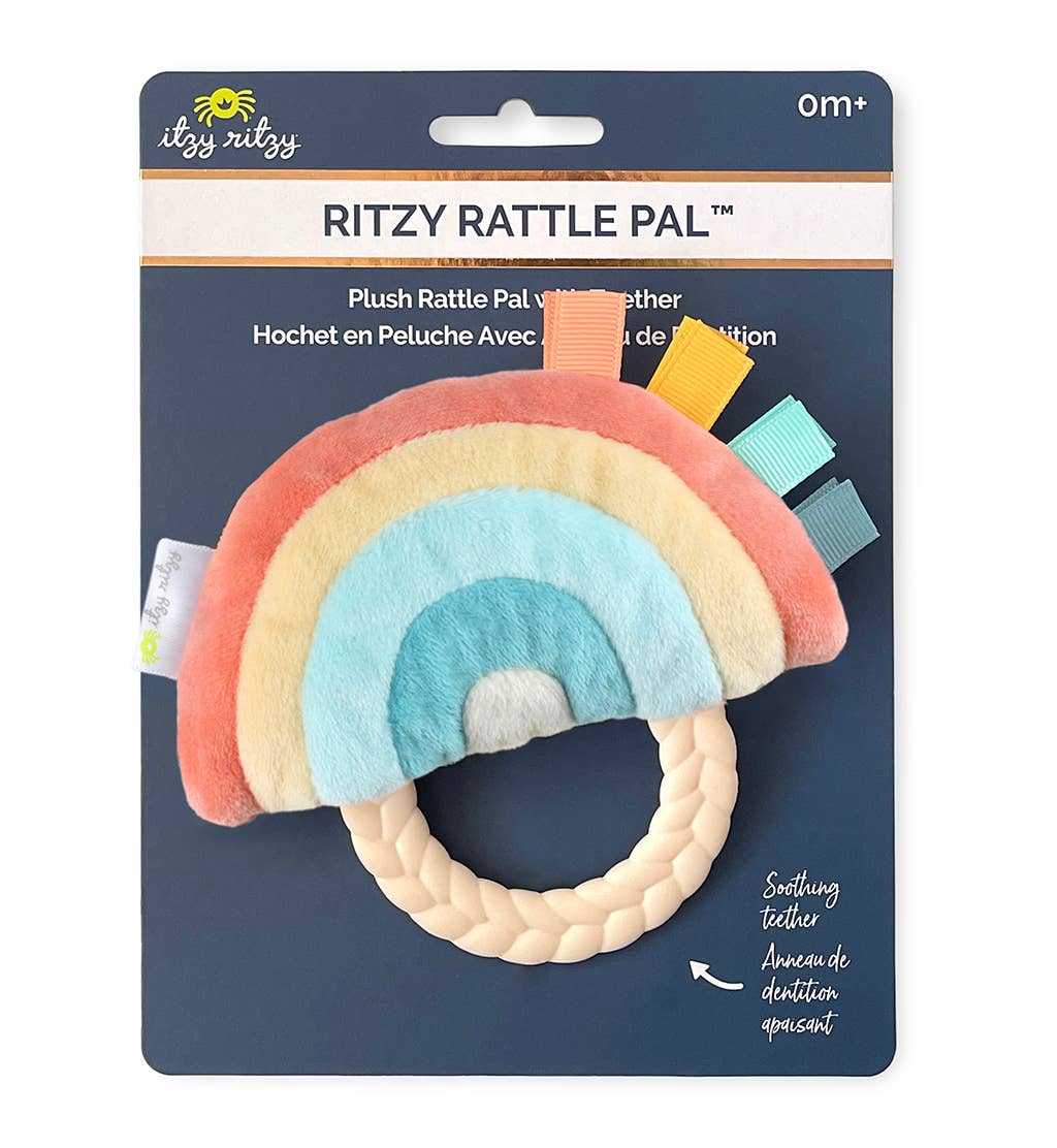 Itzy Ritzy Teether Rainbow Ritzy Rattle Pal™ with Teether