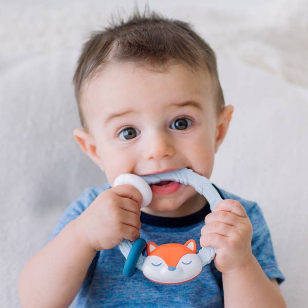 Itzy Ritzy Teether Ritzy Rattle™ Silicone Teether Rattle - Fox