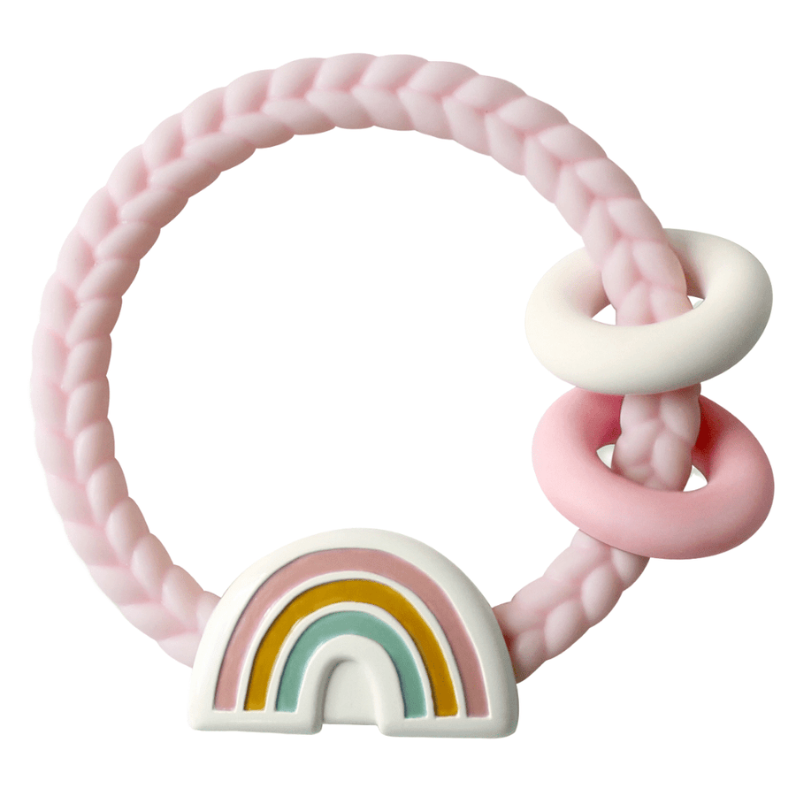 Itzy Ritzy Teether Ritzy Rattle™ Silicone Teether Rattles - Rainbow