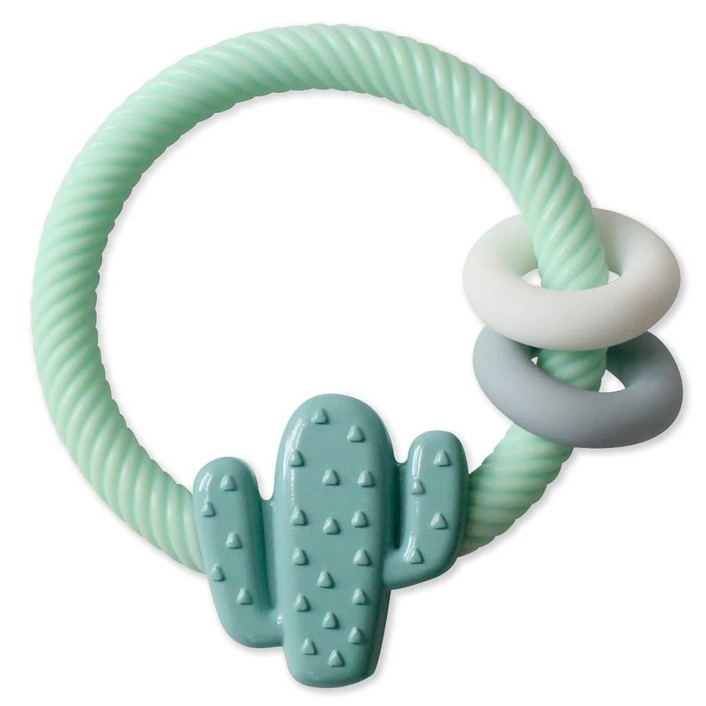 Itzy Ritzy Teether Ritzy Rattle Teething Rattle - Cactus