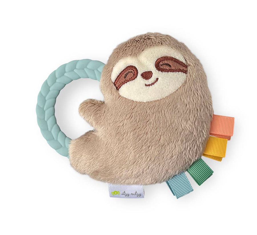 Itzy Ritzy Teether Sloth Ritzy Rattle Pal™ with Teether