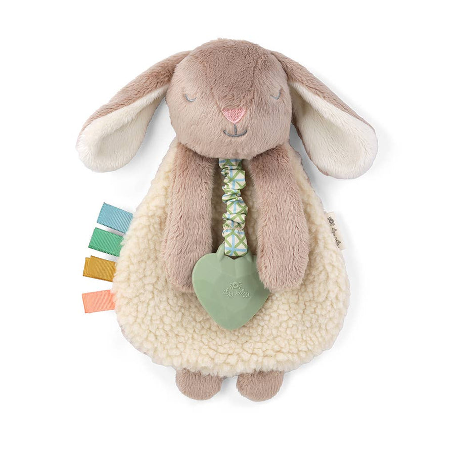 Itzy Ritzy Teether Taupe Bunny Itzy Friends Lovey™ Plush