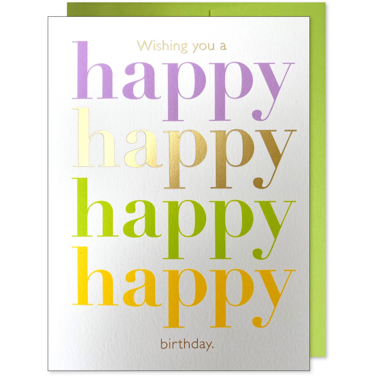 J. Falkner Happy Happy Colorful Birthday
