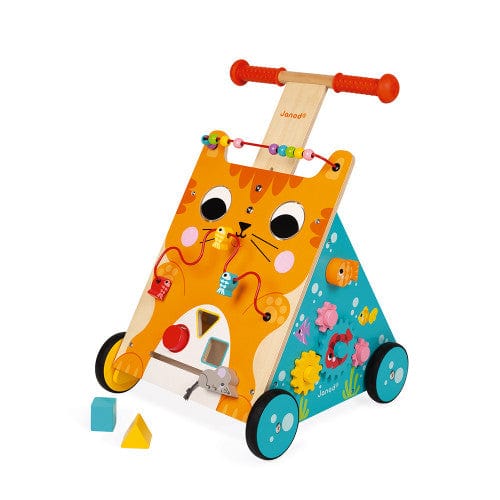 Janod Baby Multi-Activity Cat Baby Walker | Janod - LOCAL PICK UP ONLY