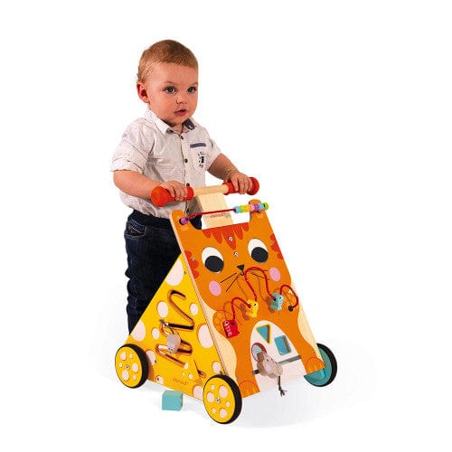 Janod Baby Multi-Activity Cat Baby Walker | Janod - LOCAL PICK UP ONLY