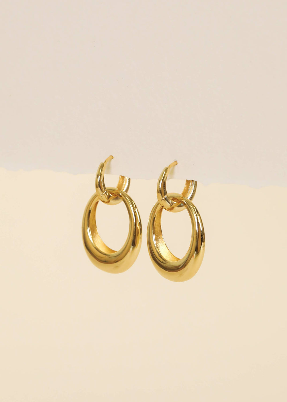 JaxKelly Earrings Coupled Hoop - Earring