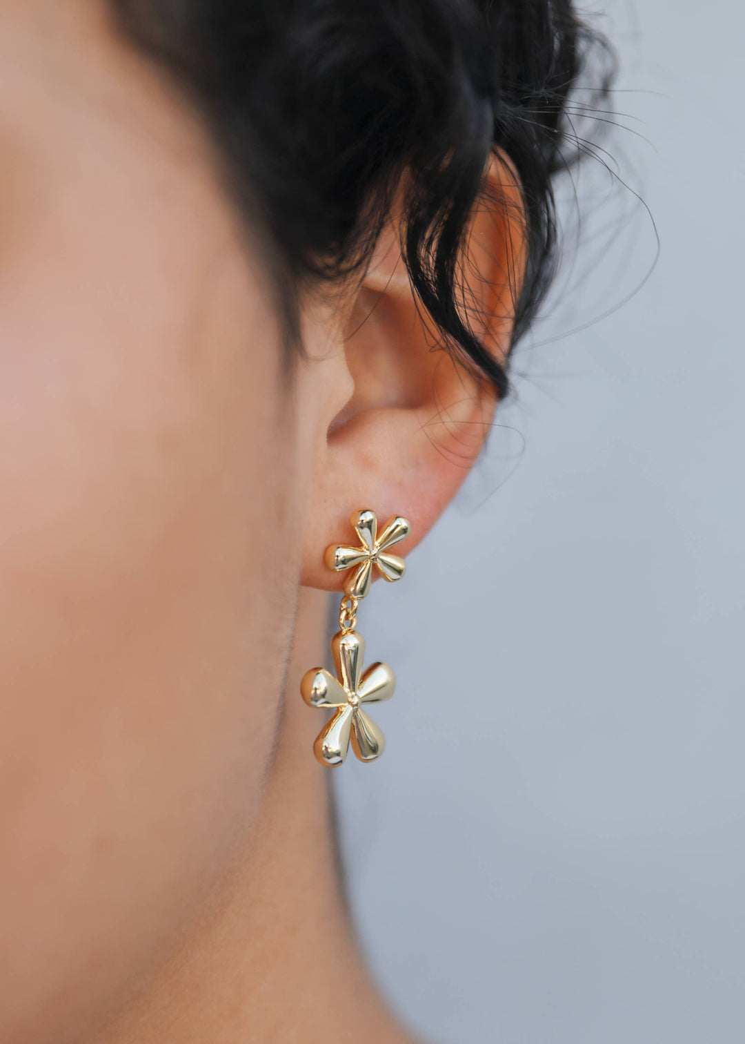 JaxKelly Earrings Double Daisy - Earring