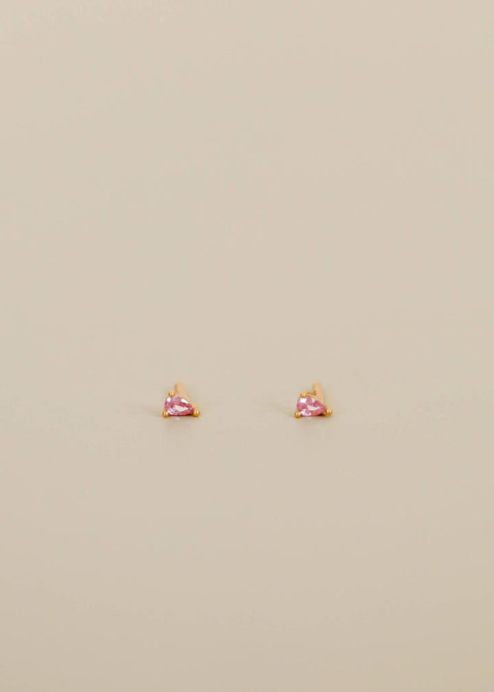 JaxKelly Earrings Teardrop - Light Pink - Earring