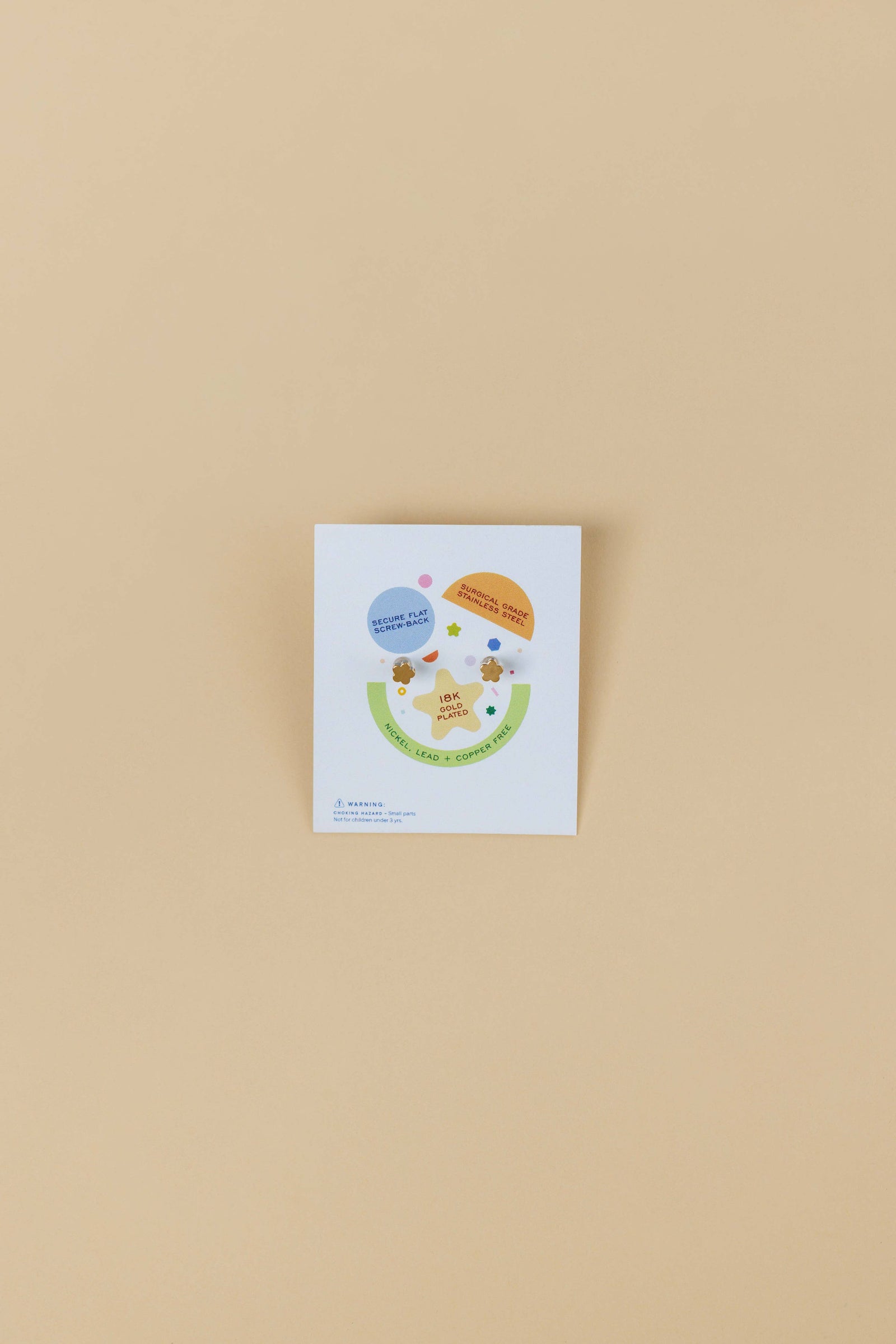 JaxKelly Fashion Artist Palette Enamel Flat Back Earrings