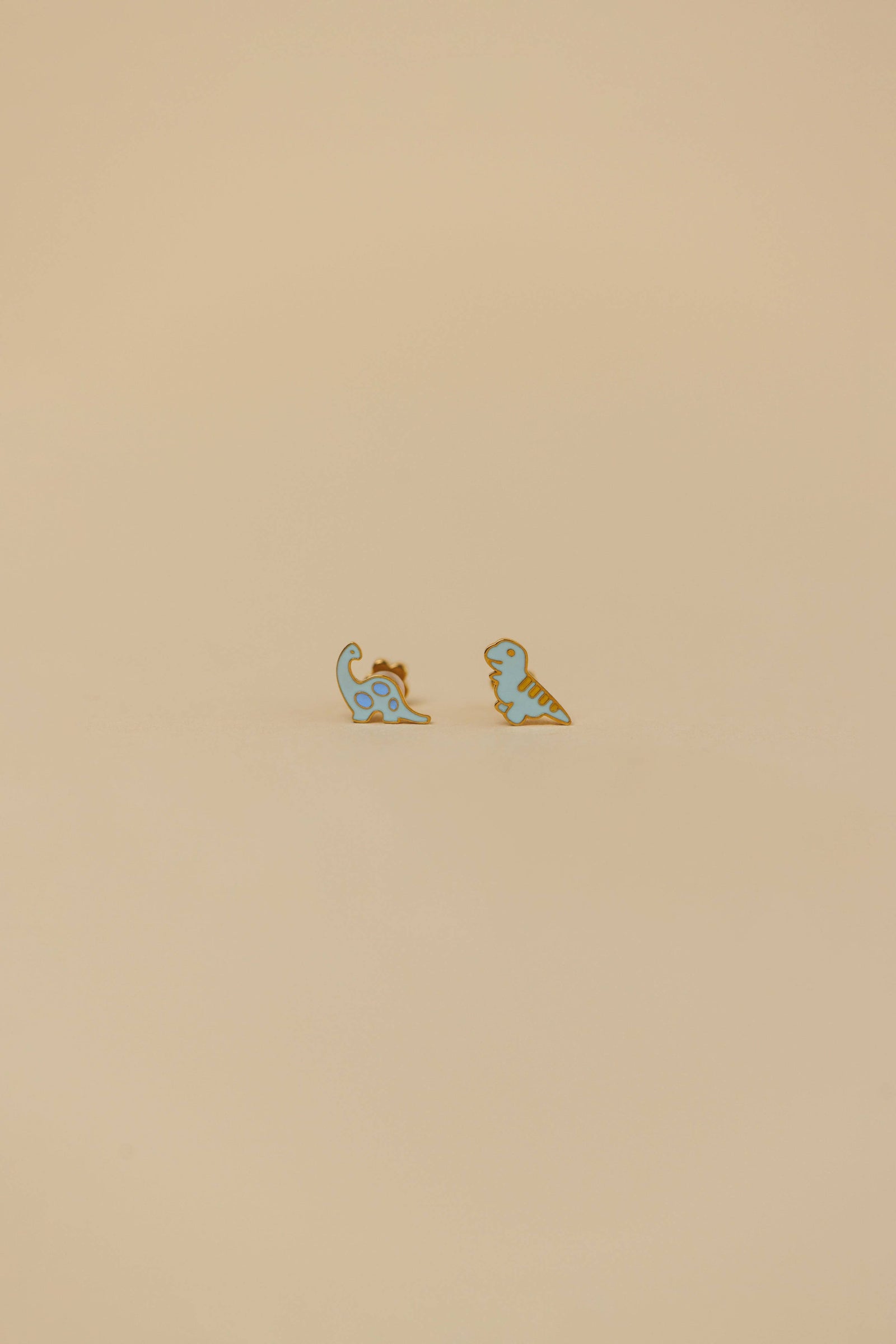 JaxKelly Fashion Dinosaur Enamel Flat Back Kids Earrings