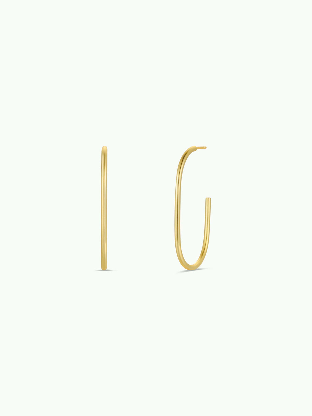 JaxKelly Fashion Gold Open Large Hoop
