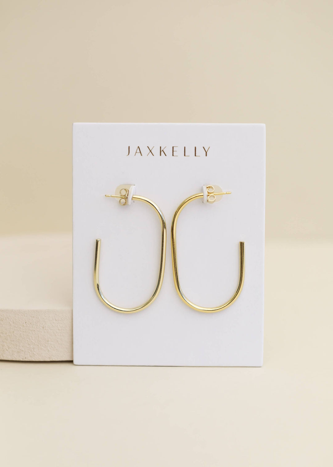JaxKelly Fashion Gold Open Large Hoop