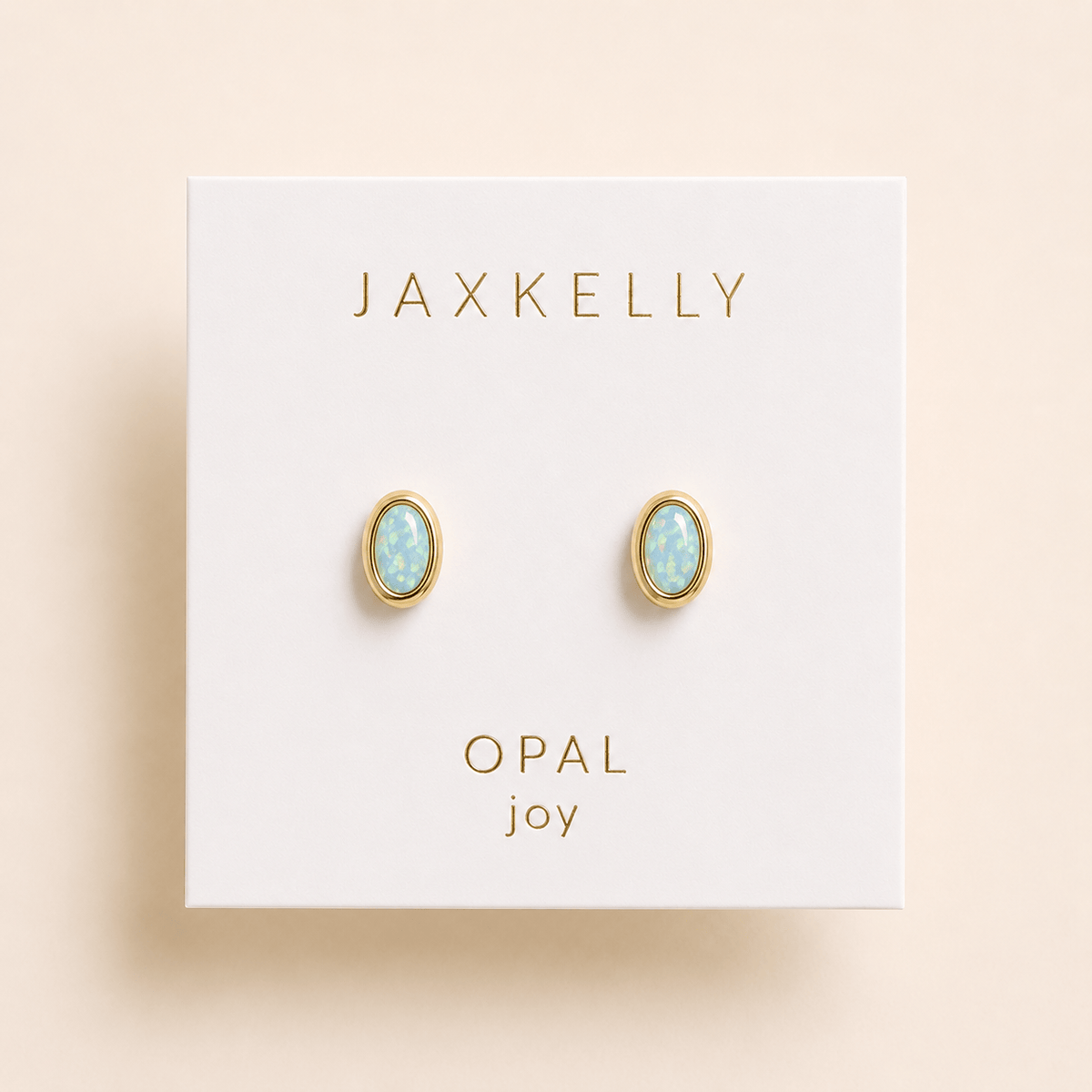 JaxKelly Fashion Oval Bezel - Fire Opal