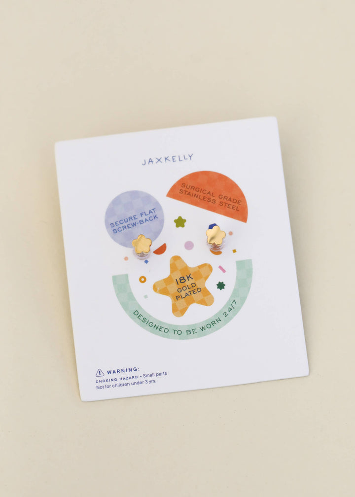 JaxKelly Fashion Ramen Enamel Flat Back Kids Earrings