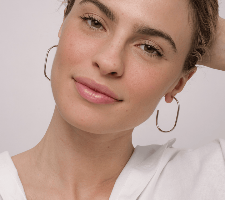 JaxKelly Fashion Silver Large Open Hoop