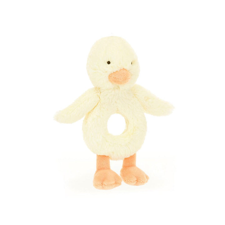 Jellycat Baby Bashful Duckling Ring Rattle