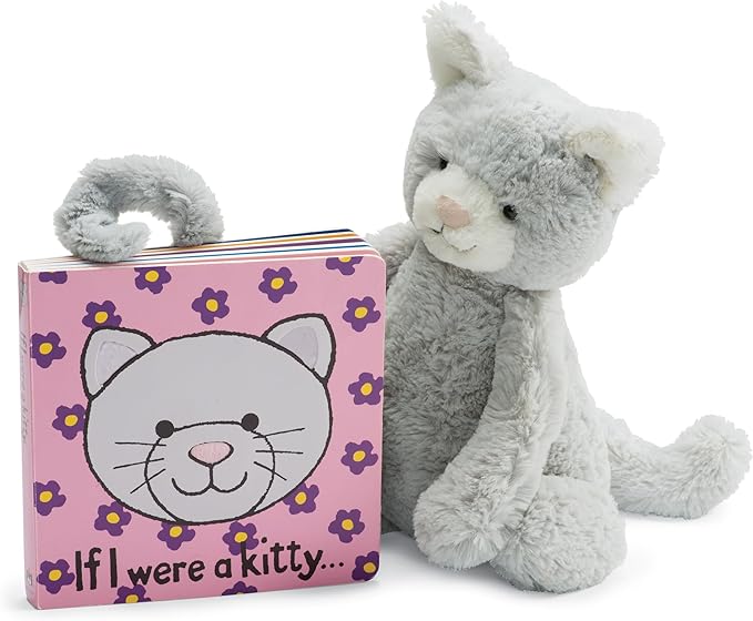 Jellycat Baby Book If I Were a Kitty Book (Grey)