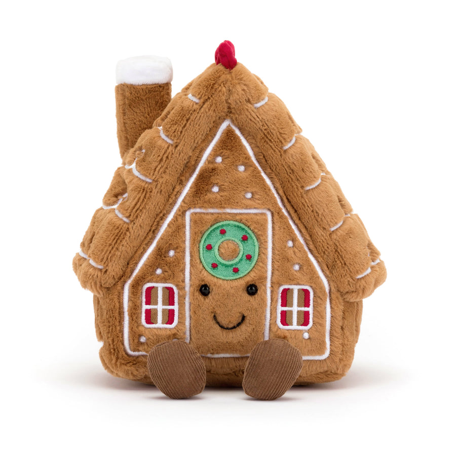 Jellycat Gifts Amuseables Gingerbread House | Jellycat