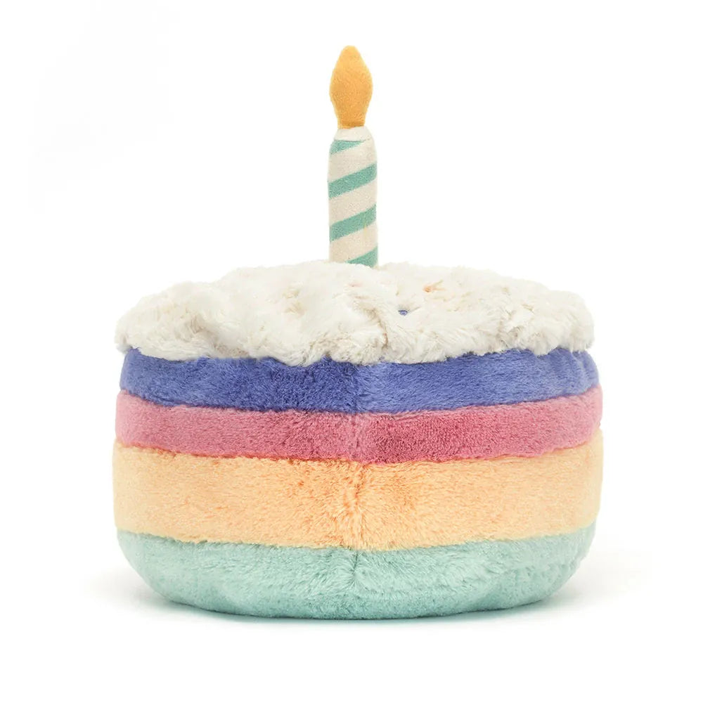 Jellycat Gifts Amuseables Rainbow Birthday Cake | Jellycat