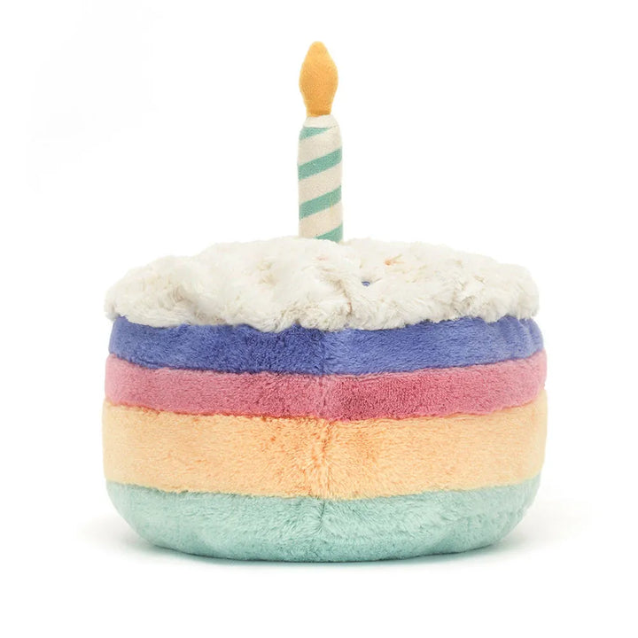 Jellycat Gifts Amuseables Rainbow Birthday Cake | Jellycat