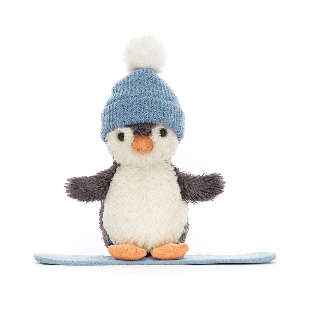 Jellycat Holiday Peanut Penguin Snowboarding | Jellycat