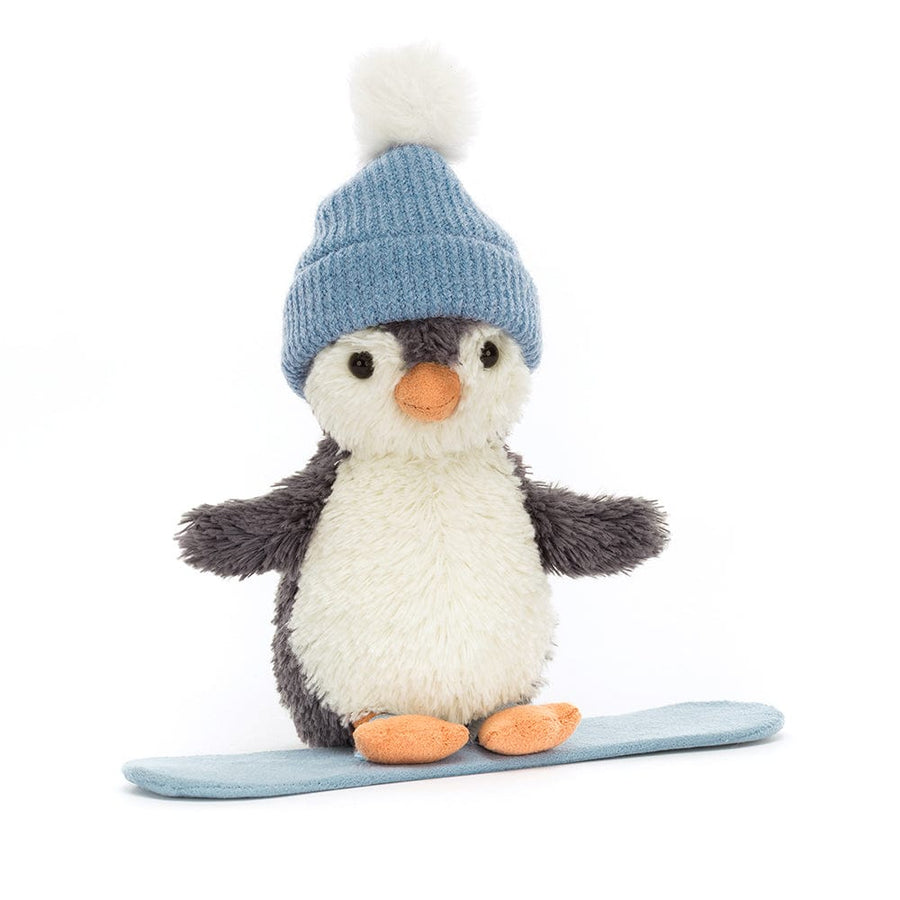 Jellycat Holiday Peanut Penguin Snowboarding | Jellycat