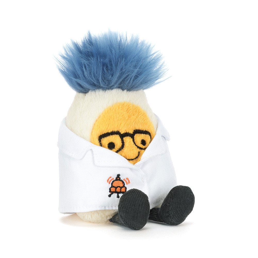 Jellycat Plush Amuseables Boiled Egg Scientist Outfit | Jellycat