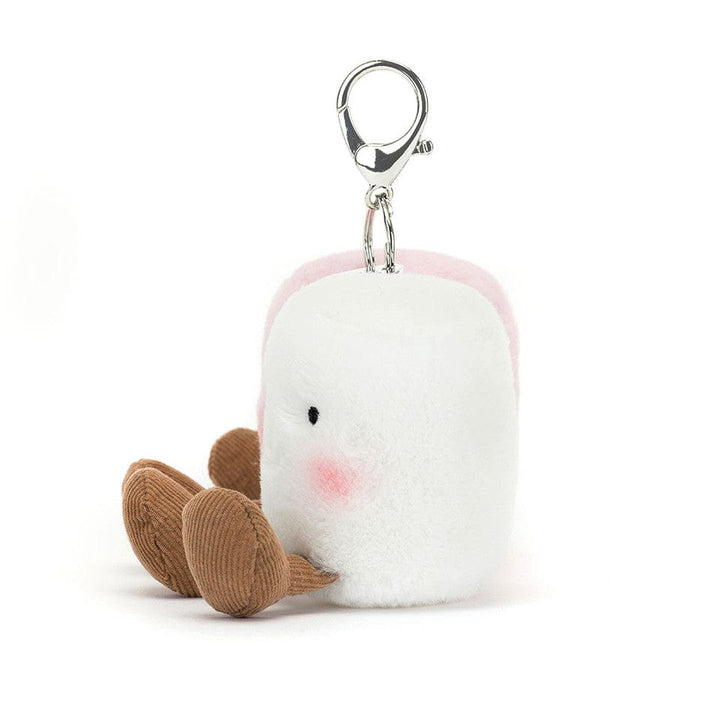 Jellycat Plush Amuseables Pair of Marshmallows Bag Charm