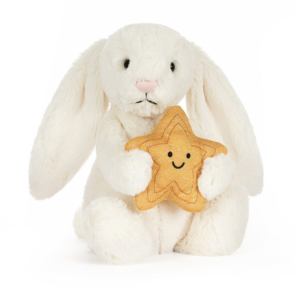 Jellycat Plush Cream Bunny with Star | Jellycat