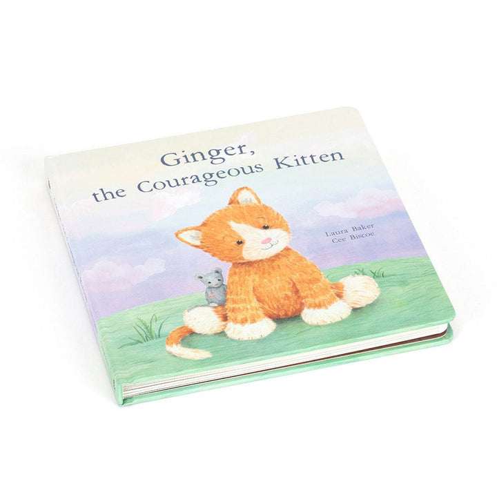 Jellycat Plush Ginger, the Courageous Kitten Book | Jellycat