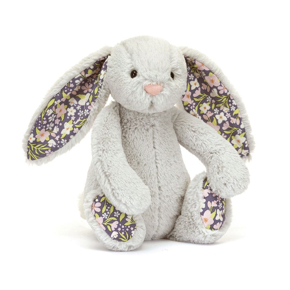 Jellycat Plush Small Blossom Silver (Grey) Bunny 'Bloom'