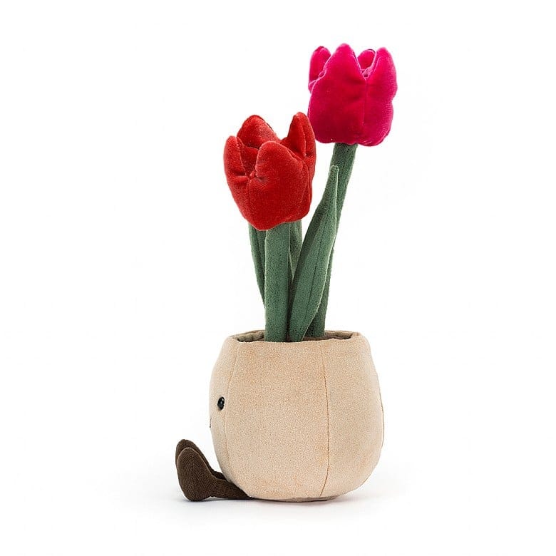Jellycat Plush Toy Amuseable Tulip Pot