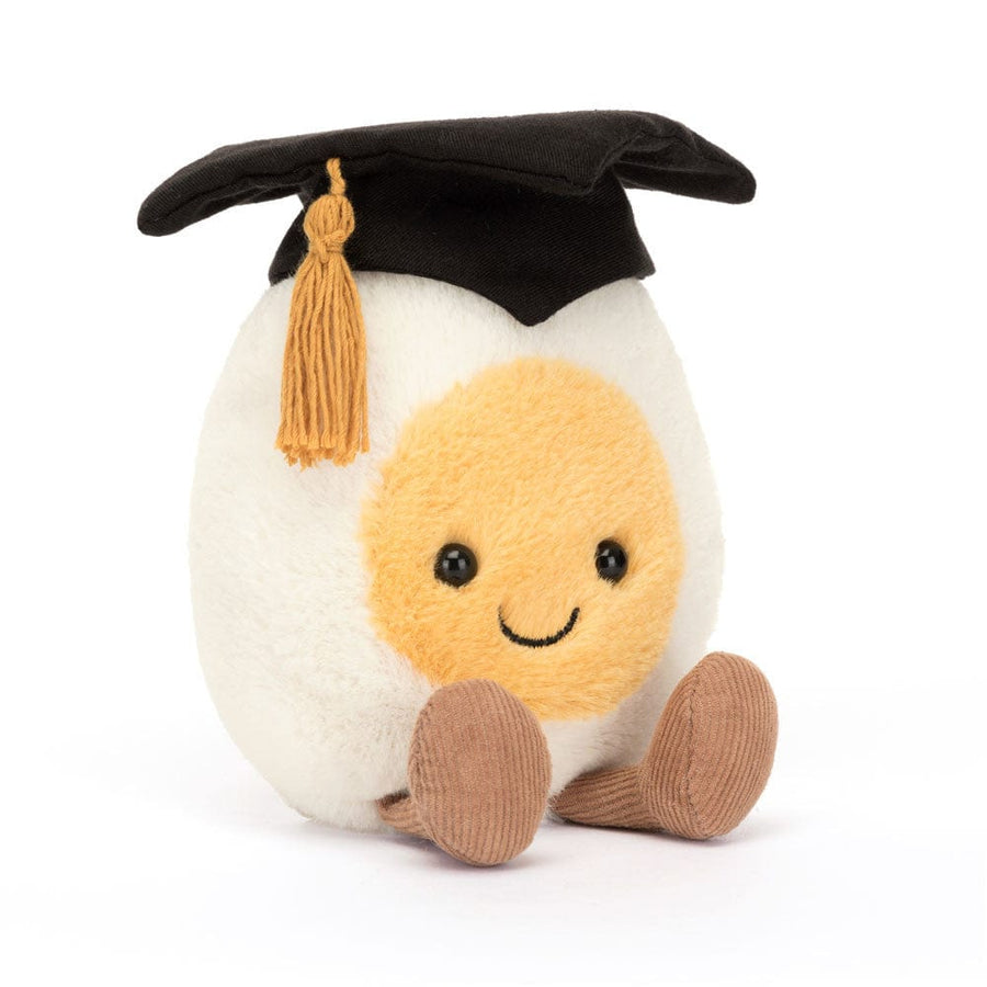 Jellycat Plush Toy Amuseables Boiled Egg Graduation