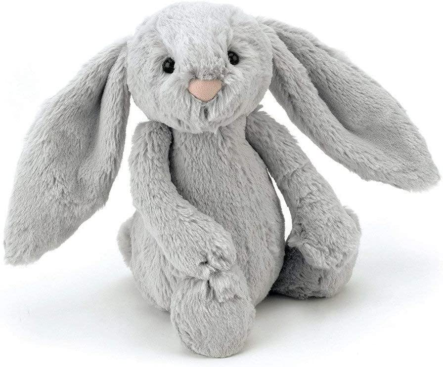 Jellycat Plush Toy Bashful Grey Bunny