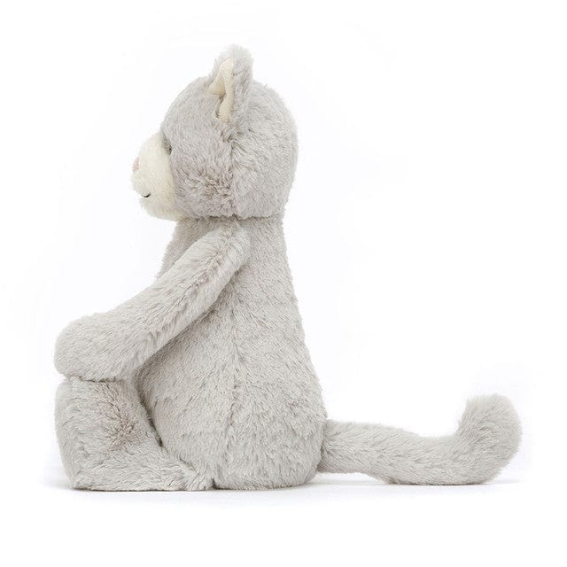 Jellycat Plush Toy Medium Bashful Grey Kitty Original