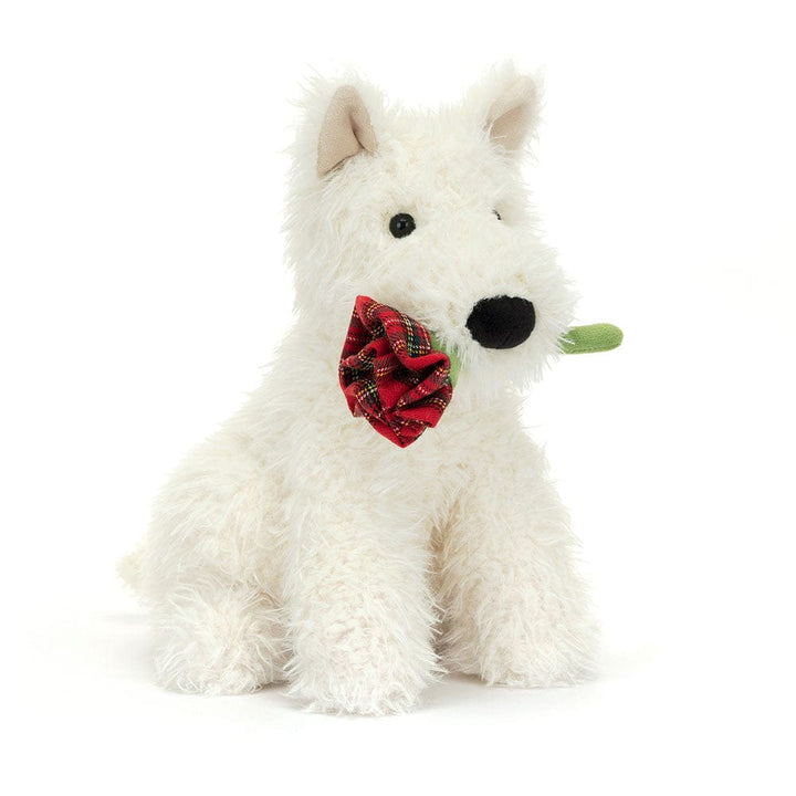 Jellycat Plush Toy Munro Scottie Dog 'Love You'