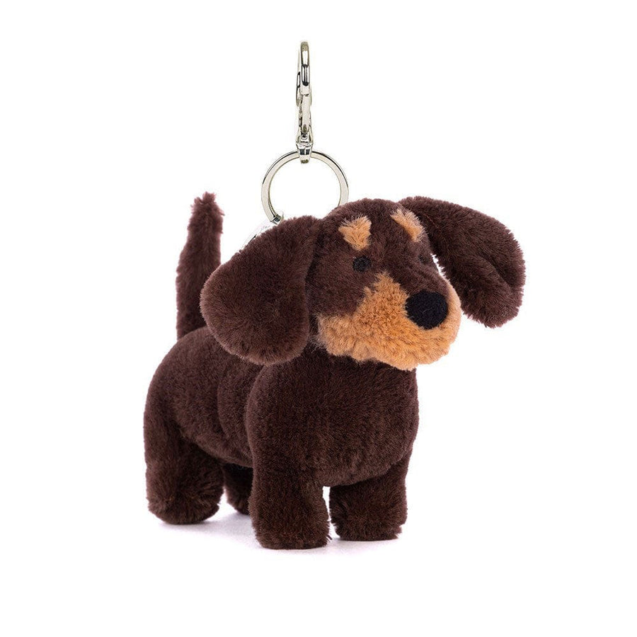 Jellycat Plush Toy Otto Sausage Dog Bag Charm