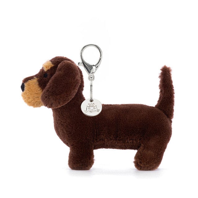 Jellycat Plush Toy Otto Sausage Dog Bag Charm