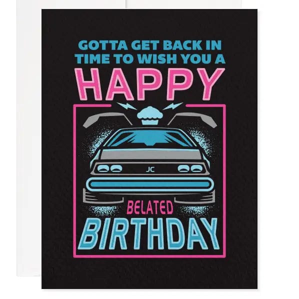 Johnny Cupcakes Card Back in Time Birthday Card