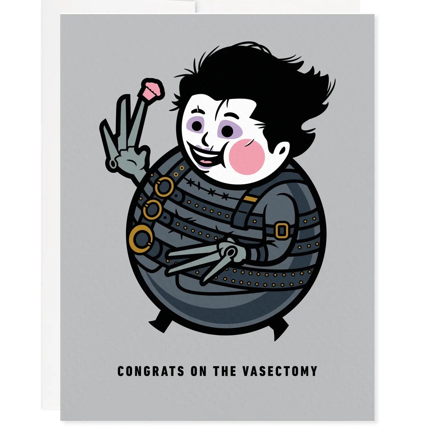 Johnny Cupcakes Card Edward Scissorhands Vasectomy Card
