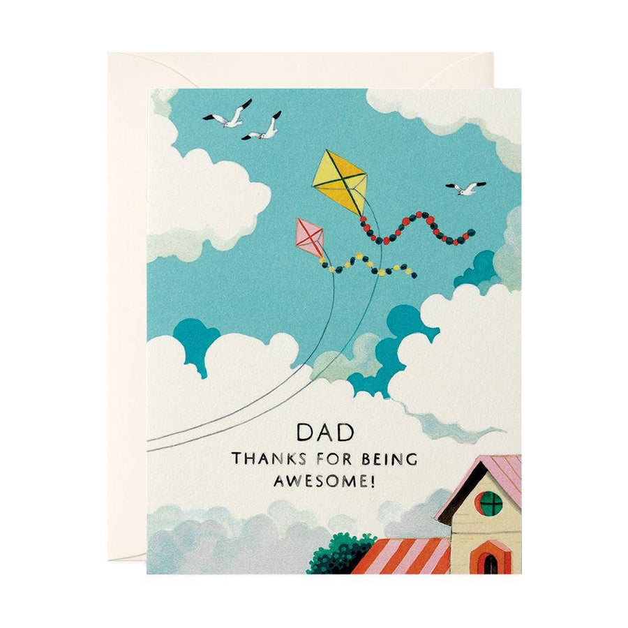 JooJoo Paper Card Father's Day Kites Greeting Card