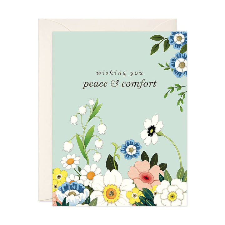 JooJoo Paper Card Serenity in Bloom Greeting Card