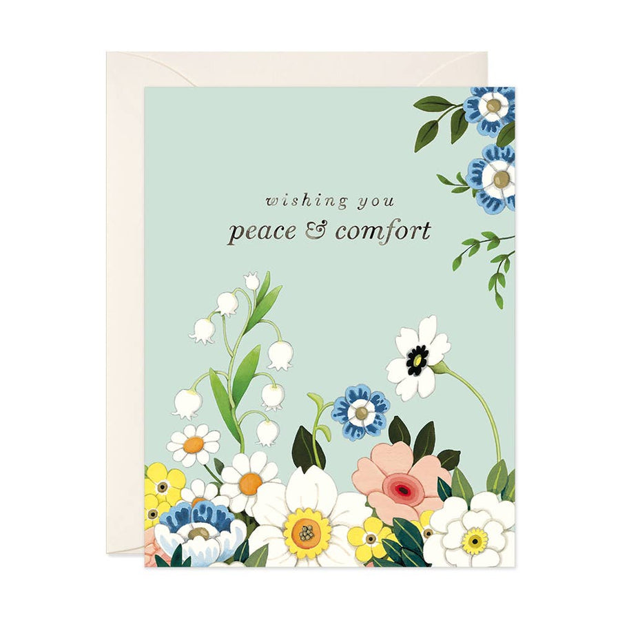 JooJoo Paper Card Serenity in Bloom Greeting Card