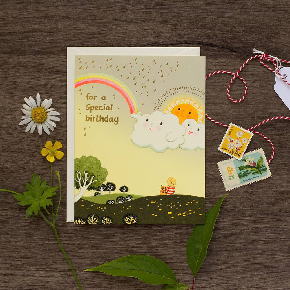 JooJoo Paper Cards Joyful Sky Birthday Greeting Card