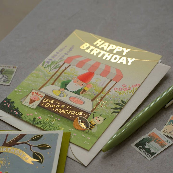 JooJoo Paper Cards Magic Scoops Birthday Greeting Card