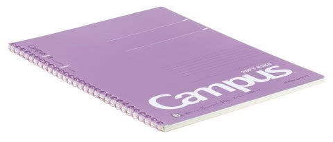 JPT America Paper Campus Soft Ring Notebook - B5 6mm Dotted Line, Purple