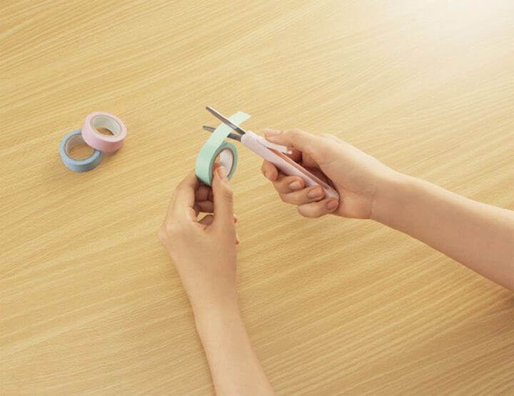 JPT America Paper KOKUYO Saxa Poche Compact Scissors - Blue