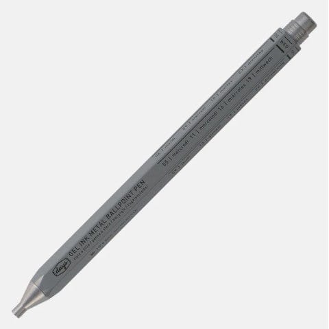 JPT America Pen Mark's Days Gel Metal Ballpoint Pen - Gray