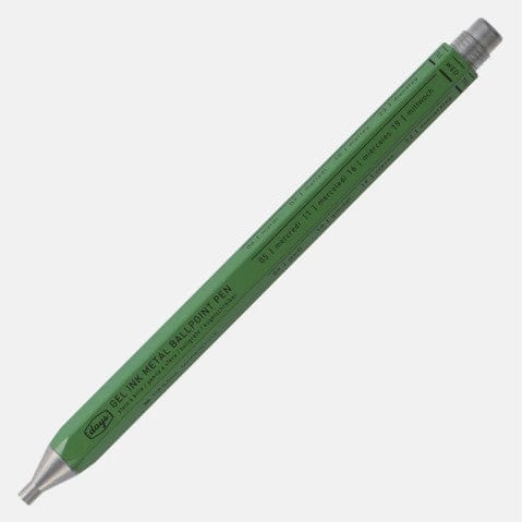 JPT America Pen Mark's Days Gel Metal Ballpoint Pen - Green